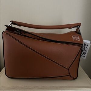 Loewe Calfskin Small Puzzle Bag